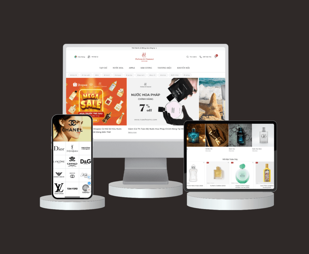 Website Nước Hoa