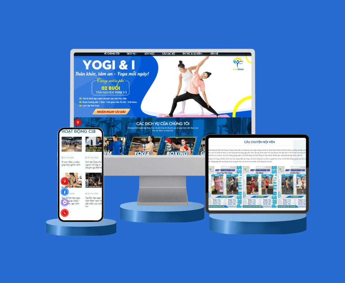 Website Gym Fitness