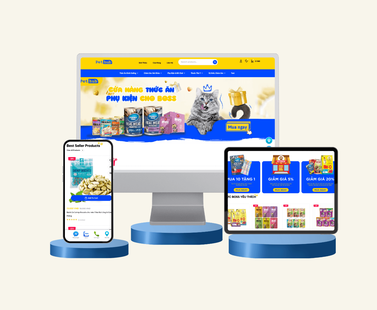 Website Cửa Hàng Thú Cưng